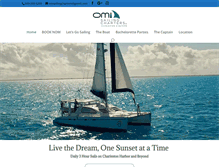 Tablet Screenshot of omsailingcharters.com